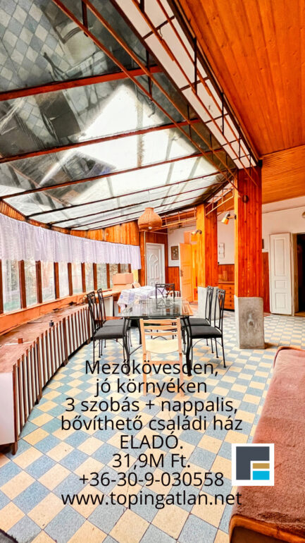 Mezőkövesden 3 szobás családi ház ELADÓ. - Image 5