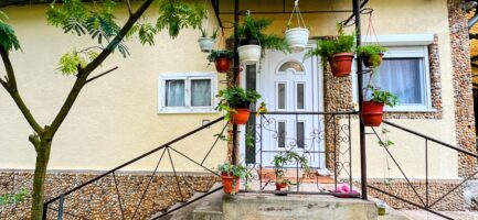 Sályban a Bükk lábánál 70m2-es, 2 szobás + nappalis, jó állapotú családi ház 1374m2-es telken eladó.